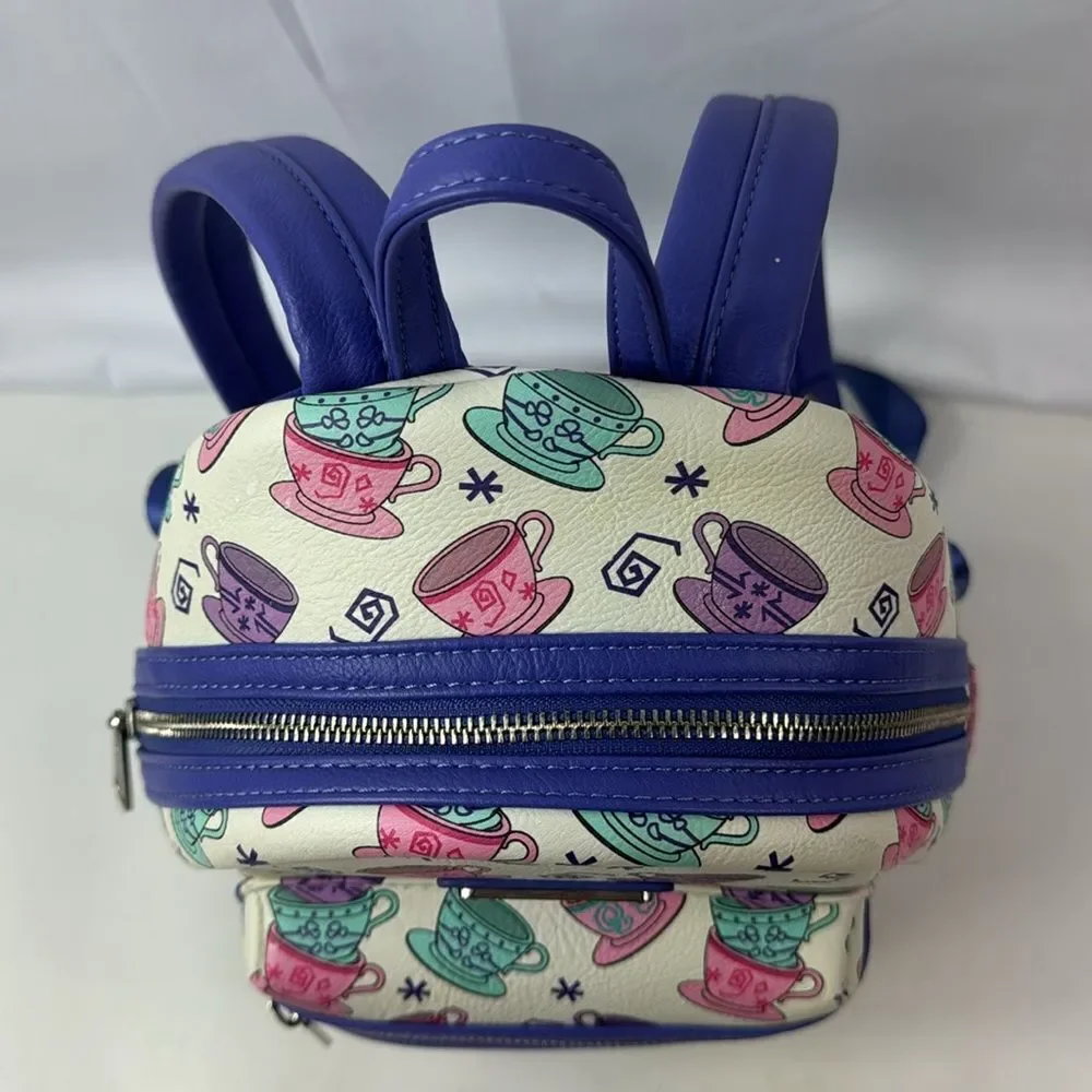 Disney Parks Loungefly Mad Tea Party Mini Backpack Alice In Wonderland Tea Cups